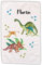 Kilala Kinderhandtuch T-Rex Dino mit Name - personalisiertes Handtuch 30x50cm - Gästehandtuch