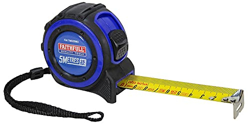 Faithfull FAITM525MO Trade Tape Measure – 5M/16ft (Metric Only)