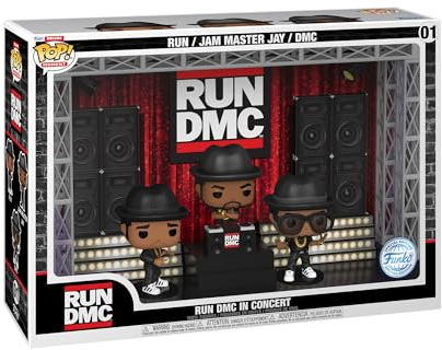 Funko Pop! Moments Deluxe: Run Run DMC Stage - Vinyl-Sammelfigur - Geschenkidee - Offizielle Handelswaren - Spielzeug Für Kinder und Erwachsene - Music Fans - Modellfigur Für Sammler und Display