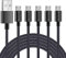 SILCOSTAR USB Micro Braided Sync Charging Cable For Honor 8S 2020,9A,9X Lite,9S,9C,8A Prime,Play 4T,Honor 20E,Honor X5,Honor 5,5C,5X,Honor Tab 5,Honor Pad 5 (8.0-10.1)