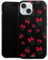 Slim Case extra dünn kompatibel mit Apple iPhone 15 Silikon Handyhülle schwarz Hülle Maus Disney Mickey & Minnie Mouse