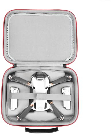 RLSOCO Tasche für DJI Mini 4 Pro, Zubehör: Drohnenkörper, RC 2、RC-N2 / RC Controller, Propeller (Erlaubt das Ausklappen und Falten der Arme,Nur Tasche)
