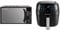 Russell Hobbs RHM1714B 17 Litre 700 W Black Digital Solo Microwave with 5 Power Levels & 4L Rapid Digital Air Fryer [7 Cooking Functions |10 Programs] Energy Saving