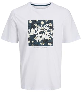 JACK & JONES Jjhawaii Shape Tee Ss Crew Neck
