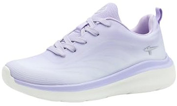 Tamaris Comfort Damen Sneaker Flach Sportlich Vegan, Zapatillas Mujer, Lilac, 41 EU