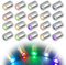 20 pcs Mini Lumières LED, mini lampe LED avec Batterie, petite lampe LED pour Bricolage Artisanal, Modèle de Jouet Micro Lumière LED, pour Décoration de Fête, Construction de Modèles (Lumière colorée)