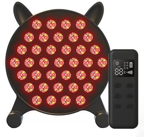 NEEMOSI Infrarotlampe,460/590/605/660/850nm Multiband-Lichttherapie Panel Lampe für Zuhause, 185 LEDs zur Gesichtsbehandlung und bei Muskelverspannung