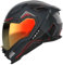 NEXX X.WST3 Fluence grau rot matt Carbon Integralhelm ECE 22.06 mit Pinlock und zwei Visieren, M 57/58