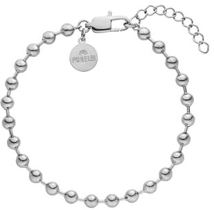 Purelei® Anxiety Fidget Bubble Armband – Edelstahl in Gold, Silber & Roségold, verstellbar 16-19 cm (Silver)