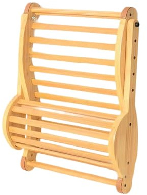 Ysyqkn Dossier de Sauna avec Appui-tête, Design Ergonomique en Forme de S,