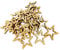 Holz Scheiben Tischdekoration Birken-Sterne Deko Sterne Holz Dekosterne Holzsterne Stern Streuteile Basteln xmas Weihnachtssterne - Natürliche Farbe, 40mm 30pcs