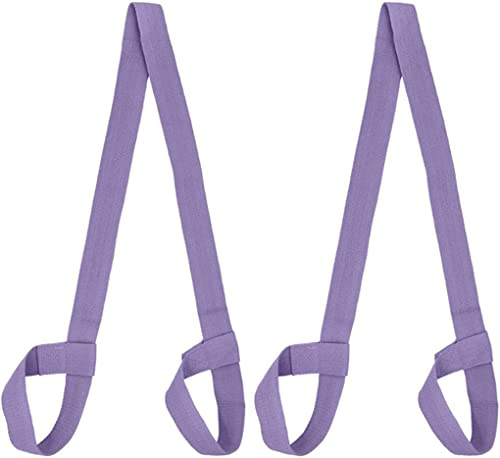 PlayCool Haltbarer Gurt für Ihre Yogamatte, Lavendel, 2 Stück, Einheitsgröße
