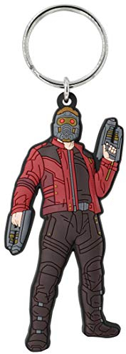 Marvel 68867 Avengers Star Lord Soft Touch Key Ring, Multi Color