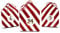 Cavore Selbstgemachter Adventskalender zum Befüllen – Weihnachtskalender DIY Set mit 24 Boxen, Zahlen-Aufkleber und Schnüre in Rot/Weiß zum Selber Basteln – Weihnachten 2024