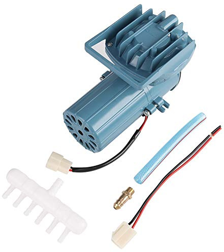 DC 12V Aquarium Air Pump 35W Aerator Pump for Fish Pond, Fish Tank Air Pump Low Power Consumption with Large Volume and Stable Performance, 68L/min