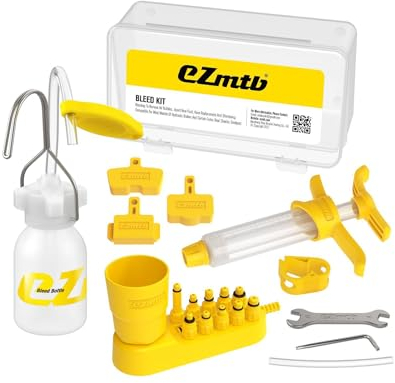 CYCEARTH Fahrrad Hydraulische Scheiben Bremse DOT Mineral Öl Bluten Kit Werkzeuge Für Shimano, SRAM,AVID, TEKTRO, MAGURA,Tekro,HS33 Serie MTB Rennrad Brems Reparatur Werkzeug (Standard)