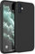 Mixroom - Cover Custodia Case per iPhone 11 Protezione Copre Fotocamera in Silicone TPU Opaco con Bordi Piatti Colore Nero