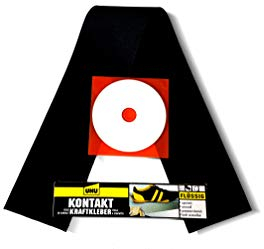 Verdeck Reparatur Set passend für alle VW Cabrios Repair Kit aus original Cabriolet Verdeckstoff für Risse, Schnitte, Löcher, Abschürfungen usw für Stoffverdecke