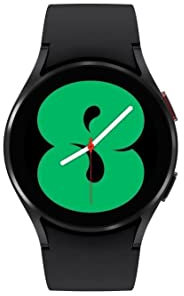 Samsung Galaxy Watch4 4G 40 mm, noir - Montre connectée intelligente, surveillance de la santé, bien-être, sport, IMC, ECG, batterie longue durée – Version FR