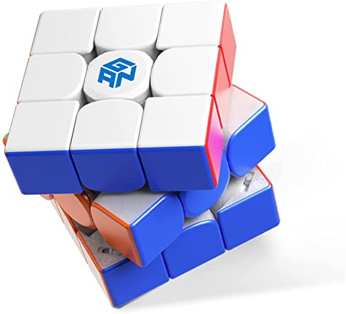 GAN 12 Maglev Zauberwürfel Magnetisch 3x3, Profi Speed Cube, Frosted | Magnetischer Speedcube, Puzzle Würfel Geschenk Spielzeug für Kinder + Erwachsene, Geeignet für Wettbewerb Gancube Flaggschiff