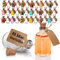 Small Glass Bottles - (80 Pack) 50ml with Corks, Funnel & Customisable Craft Labels for Wedding Favours, Shots, Potion, Spell Jars