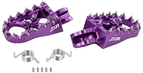 JXR Repose-pieds larges pour pédales Surron Sur Ron (violet)