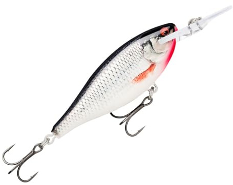 Rapala Shad Rap Elite - Wobbler, Farbe:Gilded Live Roach, Länge/Gewicht/Hakengröße/Lauftiefe:7.5cm / 12g / Gr. 6/2.7m-3.3m