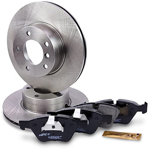 ATEC Germany Bremsenset Vorderachse inkl. Bremsscheiben Ø 300 mm Belüftet + Bremsbeläge Vorne Kompatibel mit BMW 3er (E90), 3er Cabriolet (E93), 3er Touring (E91), Z4 Roadster (E89)