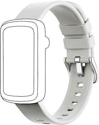 SHANG WING Smart Watch Strap Ladies Cinturino di Ricambio Grigio Argento
