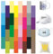 32 Stück Infusible Ink Folie 30.5X11.5CM Einfarbig Infusible Ink Folie Infusible Transferpapier Unlöslich Sublimationstintenblatt für Wärmepressmaschine für DIY T-Shirt, Tasse, Untersetzer, Leder