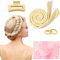 Rizador Sin Calor para Cabello Largo, Terciopelo Ondas Heatless Curlers Con Clip y Cinta de Pelo para Hacer Ondas, Diadema