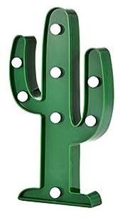 Housoutil Kaktus LED Lampe Batteriebetrieben Dekoratives für Weihnachten Hochzeiten Partys Romantische Atmosphäre