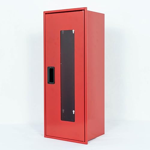 Feuerlöscher Box Groß | Feuerlöscher Lagerung | Feuerlöscher Wetterfeste Schrank | Feuerlöscher Wandmontierte Box | Sichtbarer Brandschutzschrank | Lagerung für Feuerlöscher