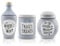 Silver Buffalo Disney The Nightmare Before Christmas Sally's Mini Storage Jars 3-Piece Set
