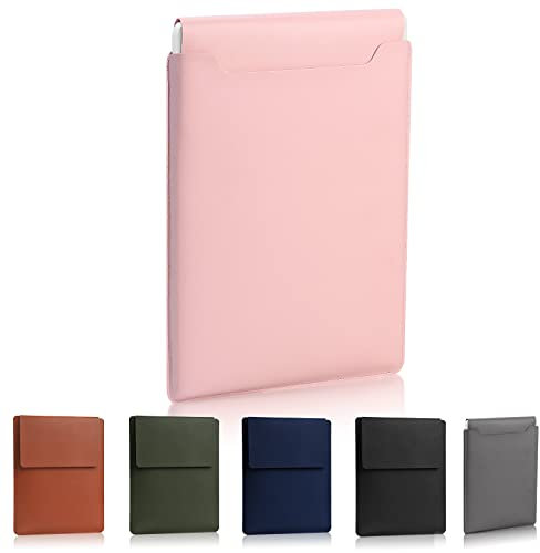 HexinYigjly 13.3-14 Inch Laptop Sleeve, Padded Laptop Case, Thin Portable Multifunctional Laptop Case, Compatible Laptop 2022 Pro 14 Inch/2015 Pro 13.3 Inch/2015 Air 13.3 Inch- Light pink