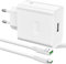 65W Caricatore Rapido con Cavo USB C 1M SUPER VOOC Charge per OPPO Reno13FS/13/12/11F/Find X5 X3/2 Neo/Pro,Caricatore Rapido Charge VOOC con Cavo USB Type-C per Realme 12 11,OnePlus 10 Nord CE 3 2Lite
