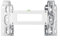 Soporte de pared para unidad de aire acondicionado interior, 32 x 20 x 2 cm, soporte ajustable de pared, medidor de nivel de aire acondicionado dividido unidad interior