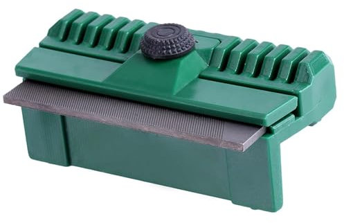 11 * 6 * 4cm Universal Kettensäge Synchrotron Schiene, Grüner feiner Stahl Kettenführung Bar Rail Dresser, Lawn Garden Tool für Kettensäge Kette, so Dass die Säge Mehr Sharp