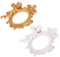 GREENADSCAPE 2stücke Vintage Bilderrahmen Retro Fotorahmen Für Tischdekoration Elegante Home Decor Mit Goldenen Und Weißen Engeln Für Schlafzimmer Wohnzimmer Und Esszimmer