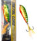 SEABUZZ Asymmetrisch Blinker 23g/7cm - Hecht Barsch Zander Angelköder - Köder mit Drillingshaken - Metalllöffel Harte Köder - Spinner Angeln Sport Set - Angel Spoon - Hechtköder – Barschköder (FTR)