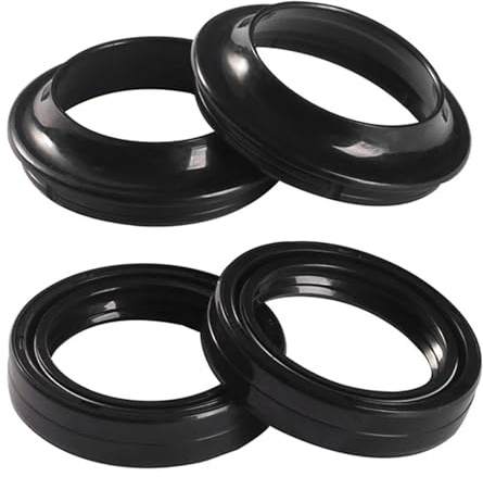 Front Fork Oil Seal & Dust Cover For K-TM EGS125 EGS200 EXC125 EXC200 SX125 1998 1999 For MZ-MUZ Mastiff 660 1998-2004 2005 2006(2pcs oil 2pcs dust)