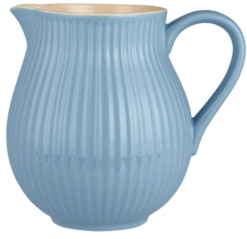 IB Laursen Kanne 2 Liter Mynte BLUE BELL Blau Keramik Geschirr Karaffe Krug