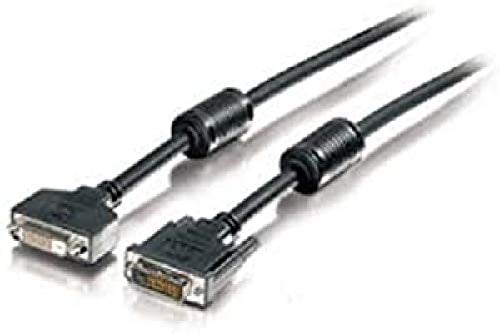 Equip Rallonge DVI DualLink avec Double Noyau ferrite Noir 3 m