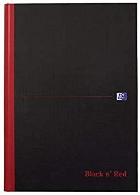 Black n Red Book Casebound 90gsm Double Cash 192 Pages A4 Ref K66177 [Pack of 5]