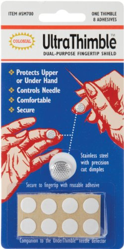 Bulk Buy: Colonial Needle Ultra Thimble 8/Pkg SM700 by Colonial Needle
