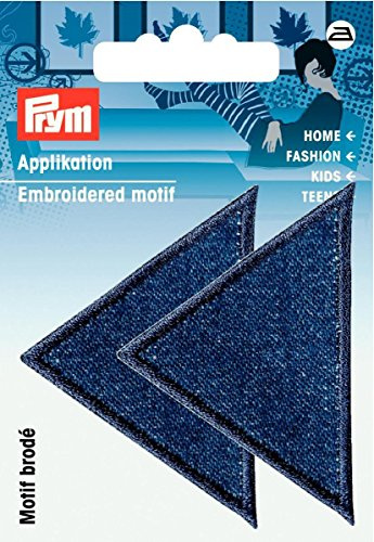 Prym 925470 - Appliqué Triangles Large Jeans Dark