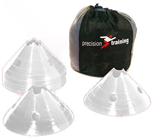 Precision Giant Saucer Cone Set (20 White Cones)