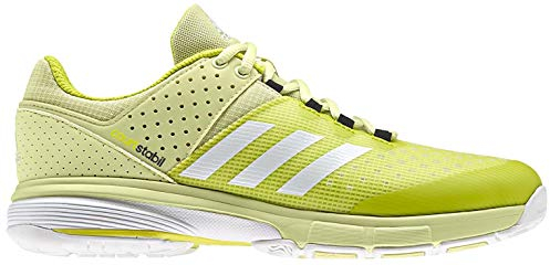 adidas Damen Court Stabil W Handballschuhe, Gelb (Amahie/Ftwbla/Neguti 000)
