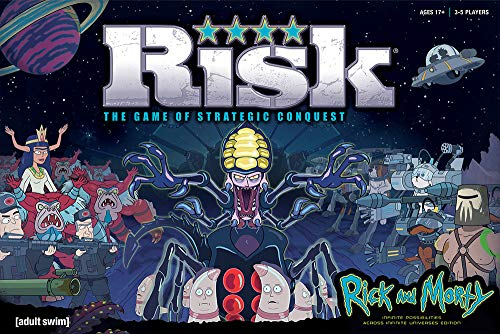 USAopoly Risk Rick & Morty Edition Board Game Brettspiel