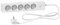 Schneider Electric - Odace - Rallonge multiprises 5 prises 2P+T - blanche - 1,5m - ST9351W